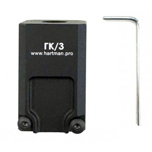 Дульный тормоз-компенсатор (ДТК) ГК/3 для пистолета Glock 17/19/34 (gen. 4) [HARTMAN]